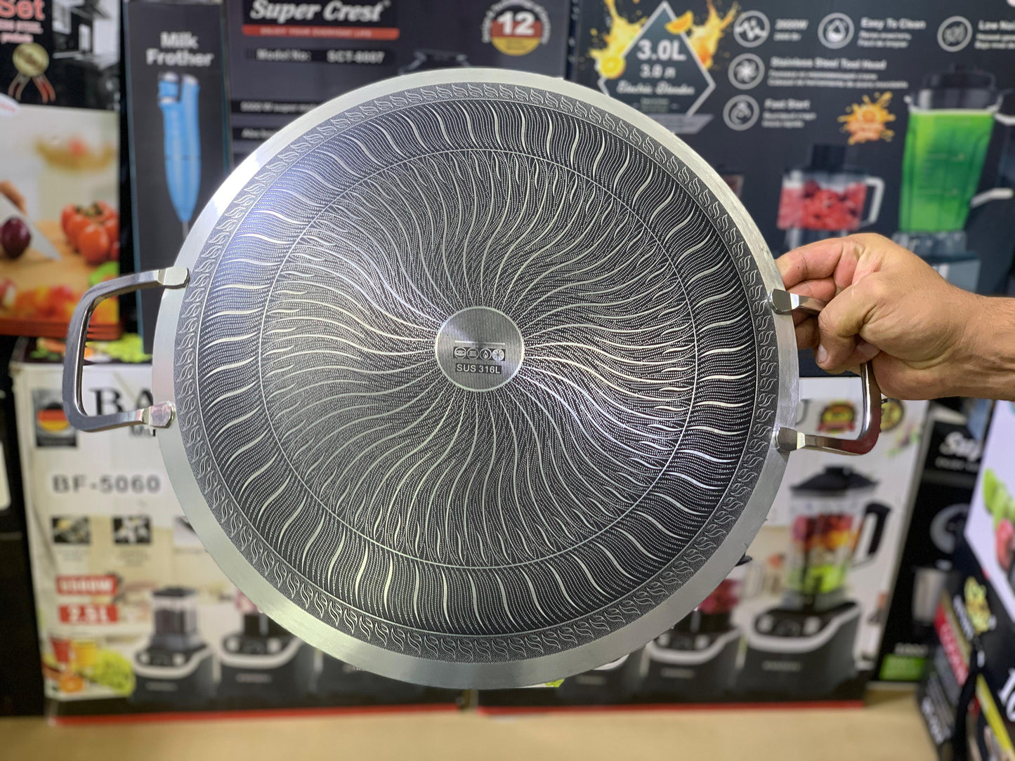 Laser coated tawa | Nonstick and Stainless steel