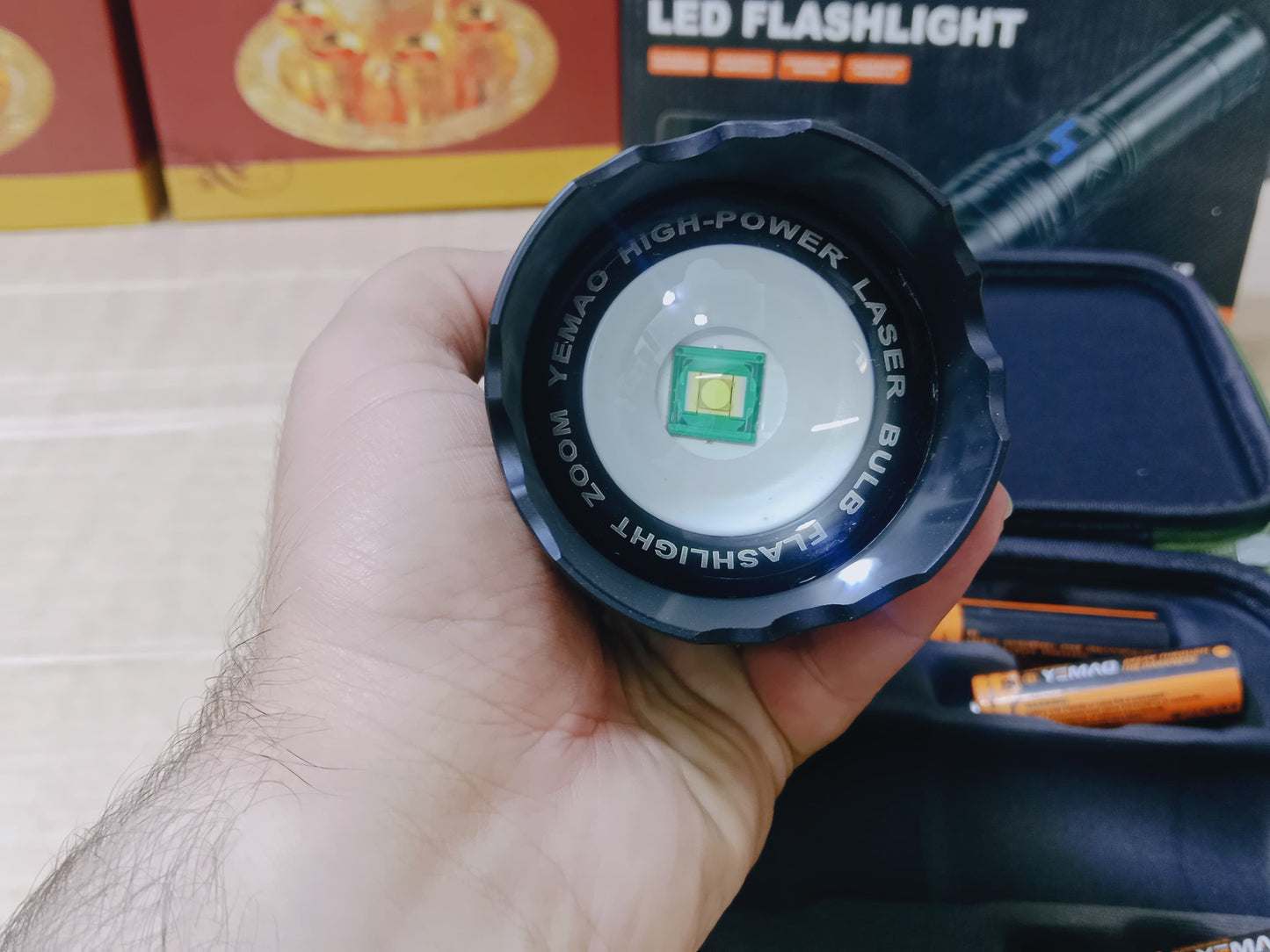 LED Flashlight Ym- G501 l Campaign Torch