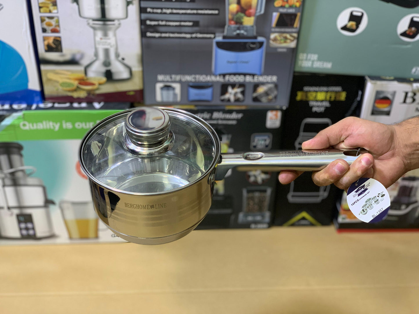 Berghome Line 16 Pcs Cookware Set Stainless steel