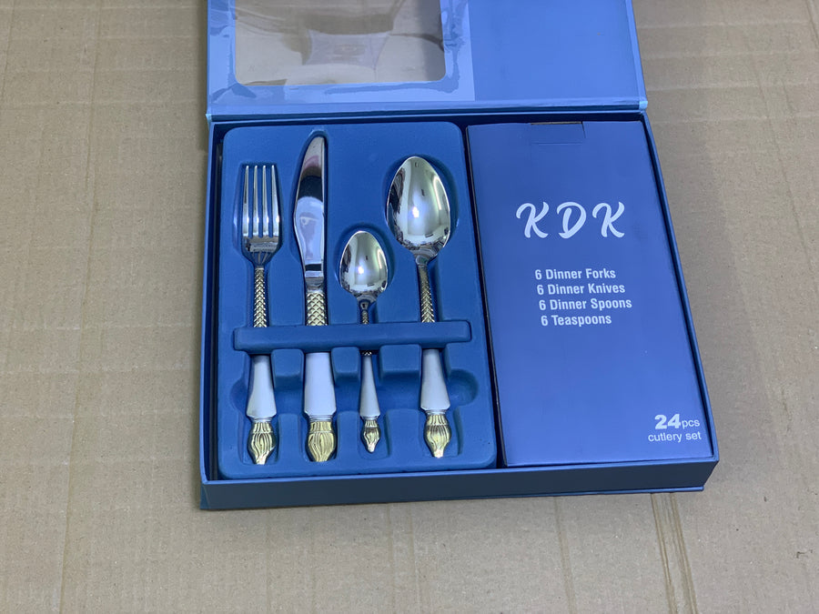 KDK 24 Pieces Luxury Finishing Cutlery Sets