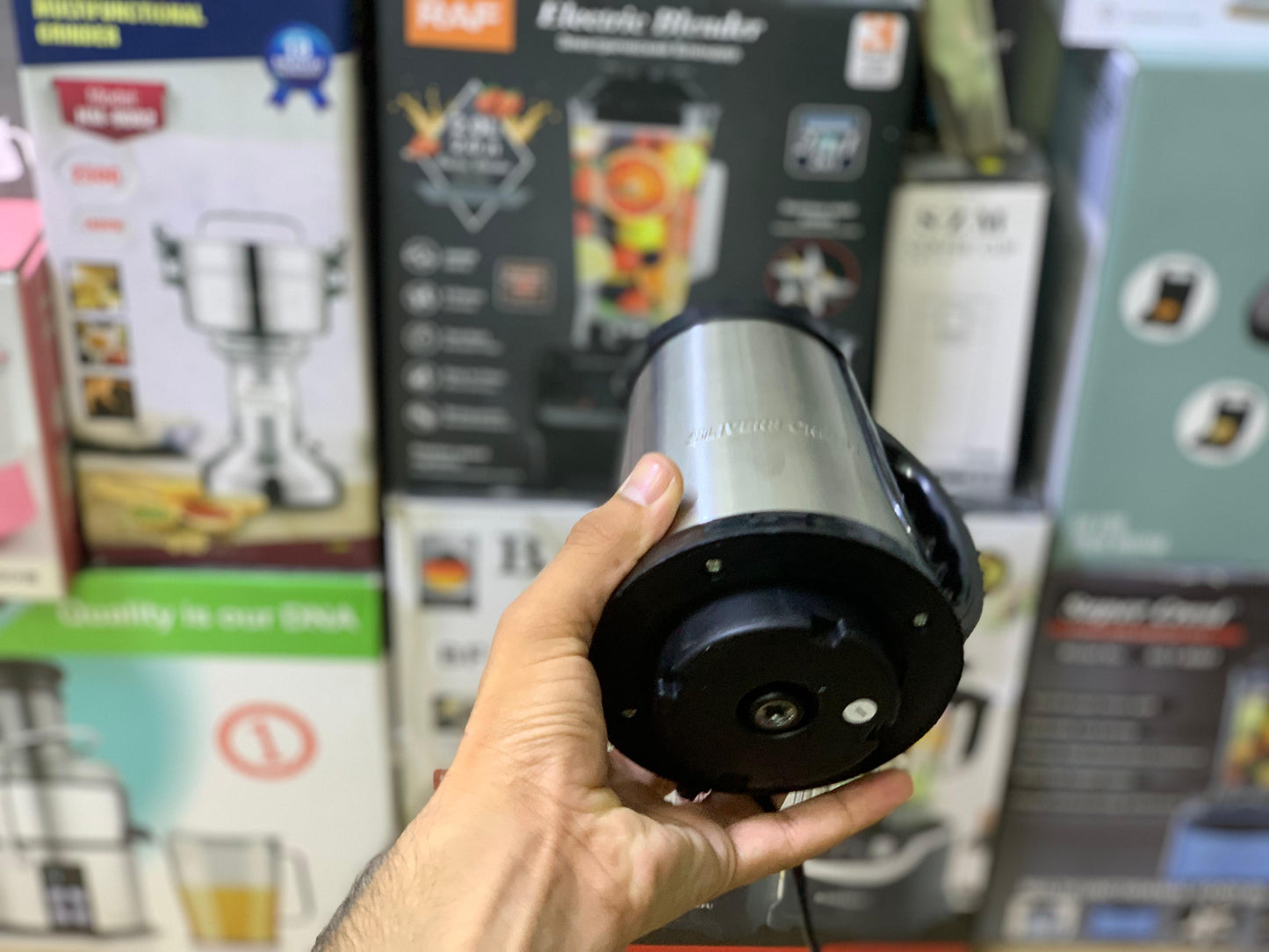 6 in 1 Food Chopper and Lasi maker double bowls and double blades