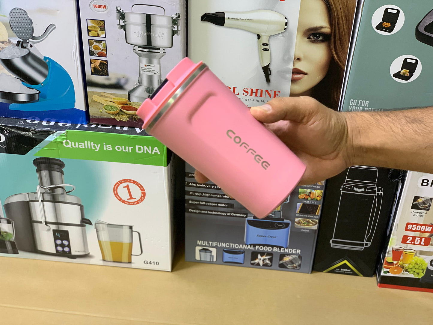 Coffee Mug Stainless Steel Vacuum Flask BYS House SUS 304 with Temperature Indicator