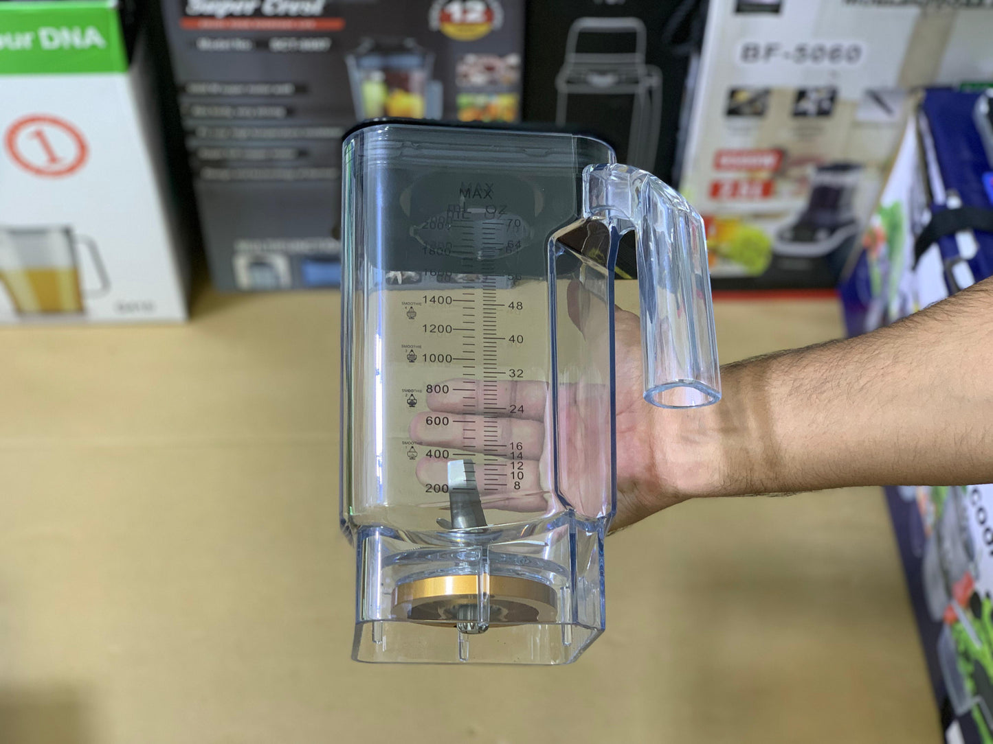 Kolax High speed Blender 2L Jug 32000rpm Speed 3200w
Unbreakable Jug