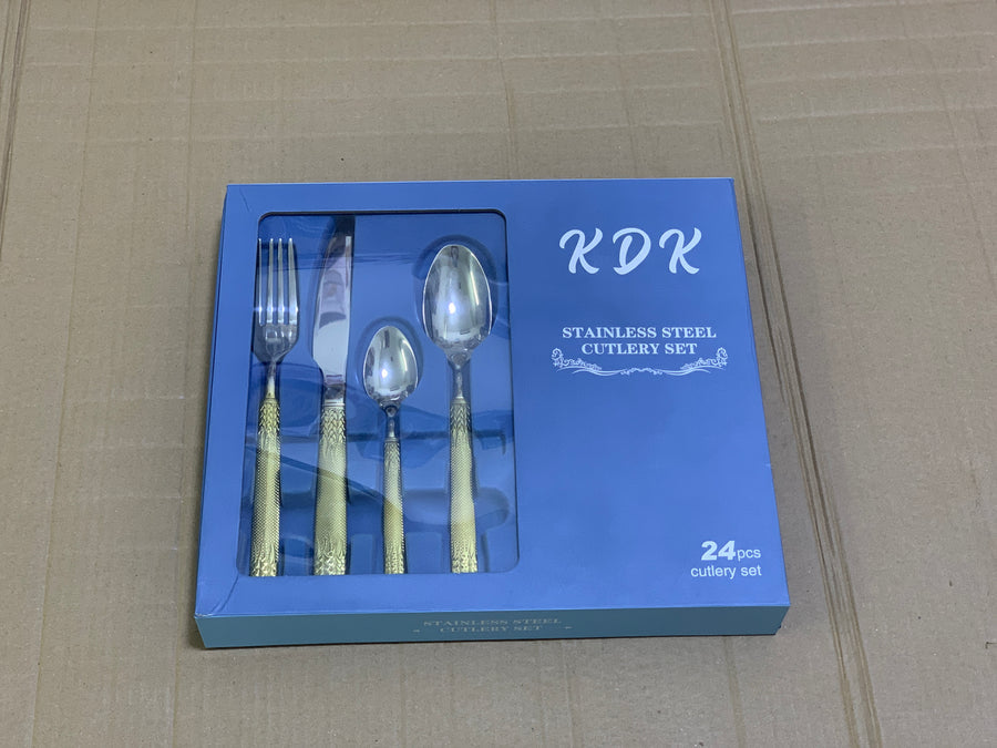 KDK 24 Pieces Luxury Finishing Cutlery Sets