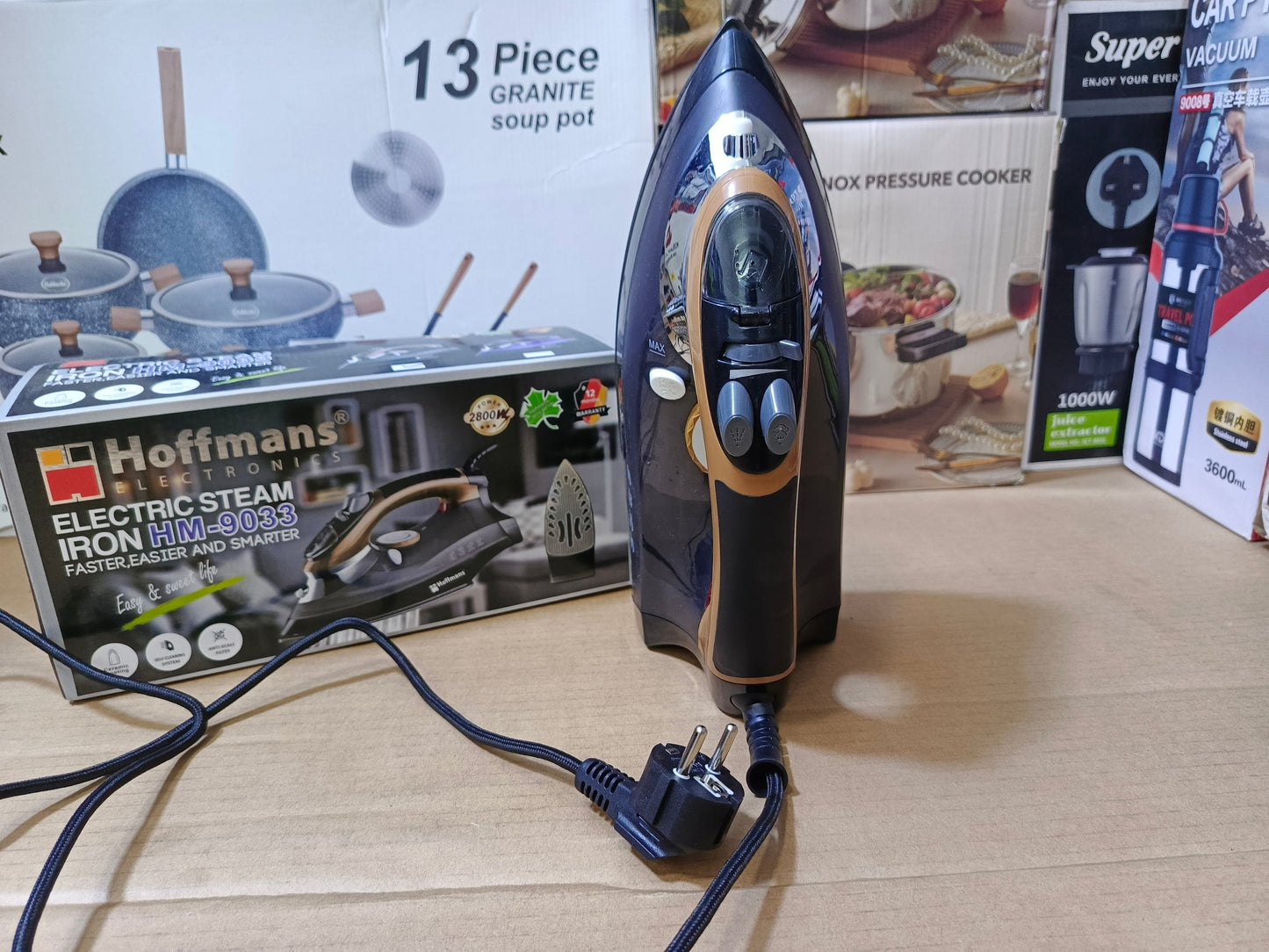Hoffmans Steam Iron | HM-9033 2800W