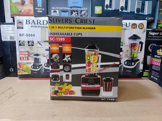 Silvers Criest 2 in 1 Multifunction Blender|5500W | Sc-1589