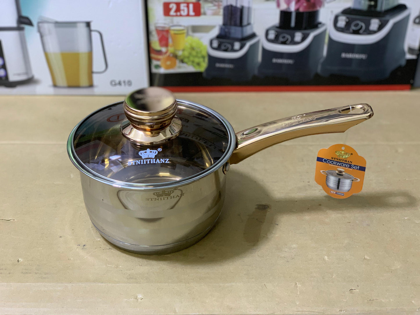 High Quality Cookware set 16 pcs Stainless steel