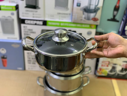 Laser Coating Deep Casserole Set Non Stick Complete set