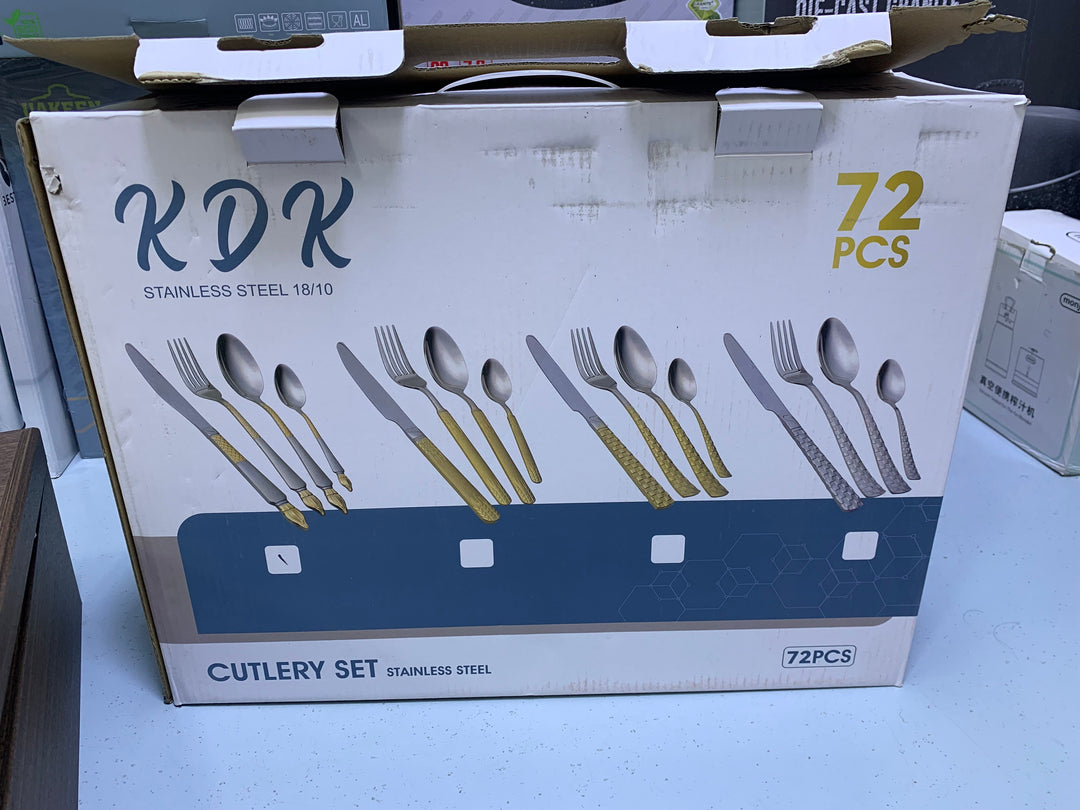 KDK 72 PCs Cutlery Set Stainless Steel