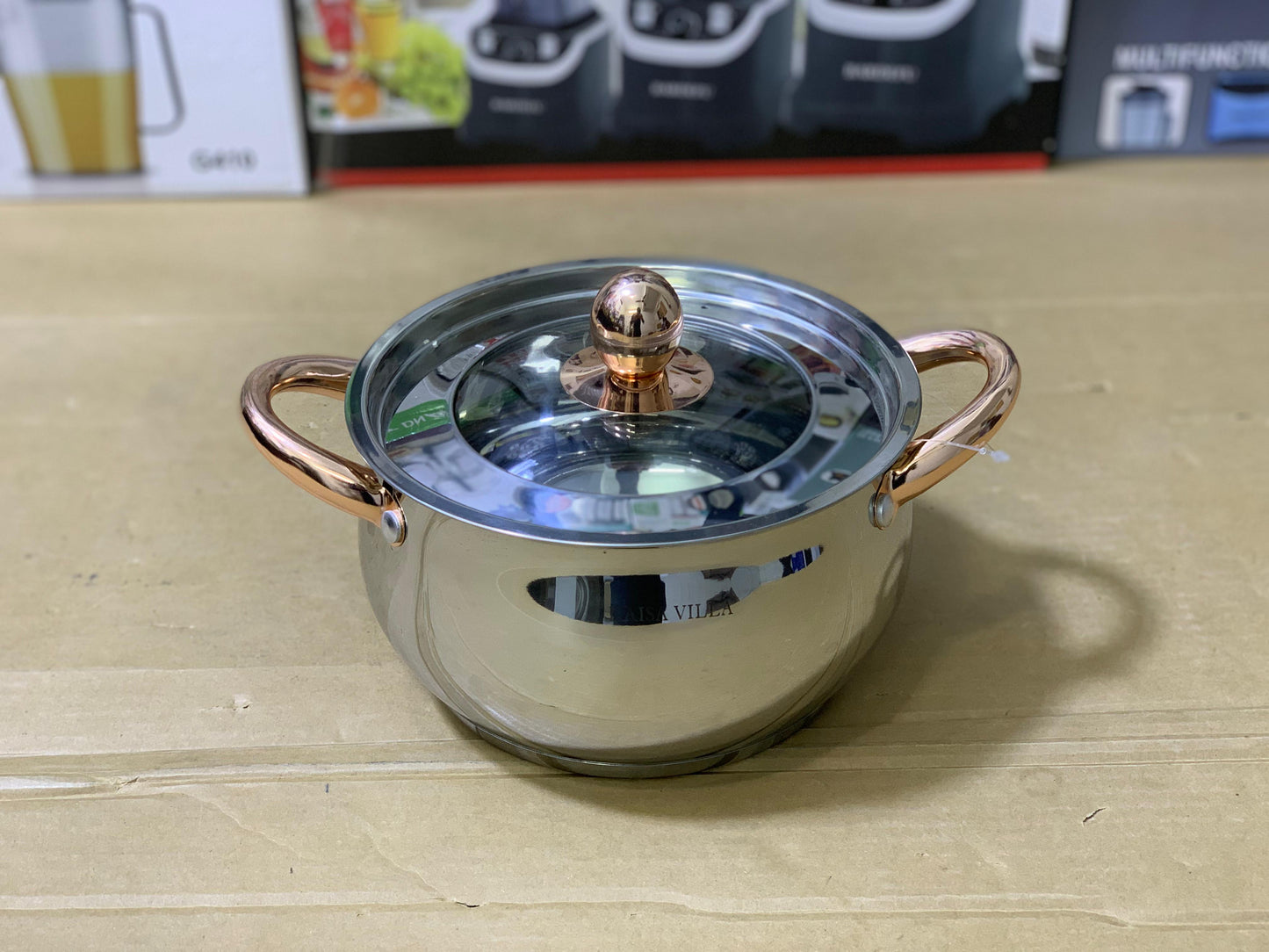 Kaisa Villa 12 Pieces Cookware set Stainless Steel