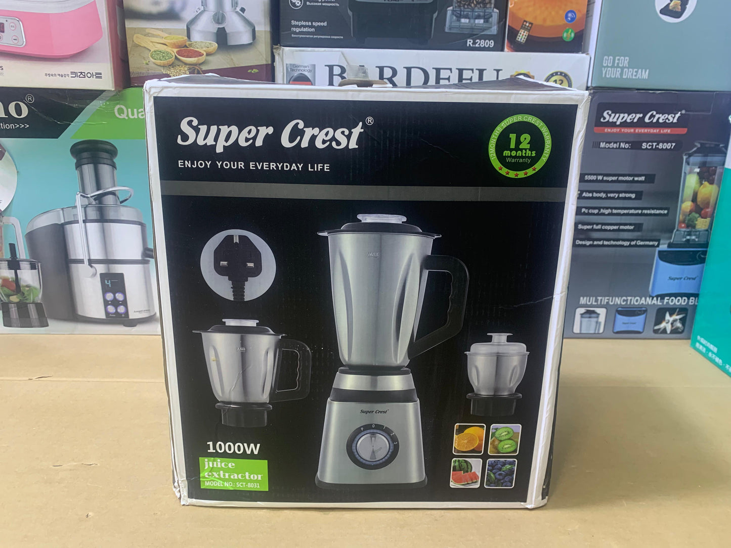 Super Crest 3 in 1 Juicer 'Blender and Chopper