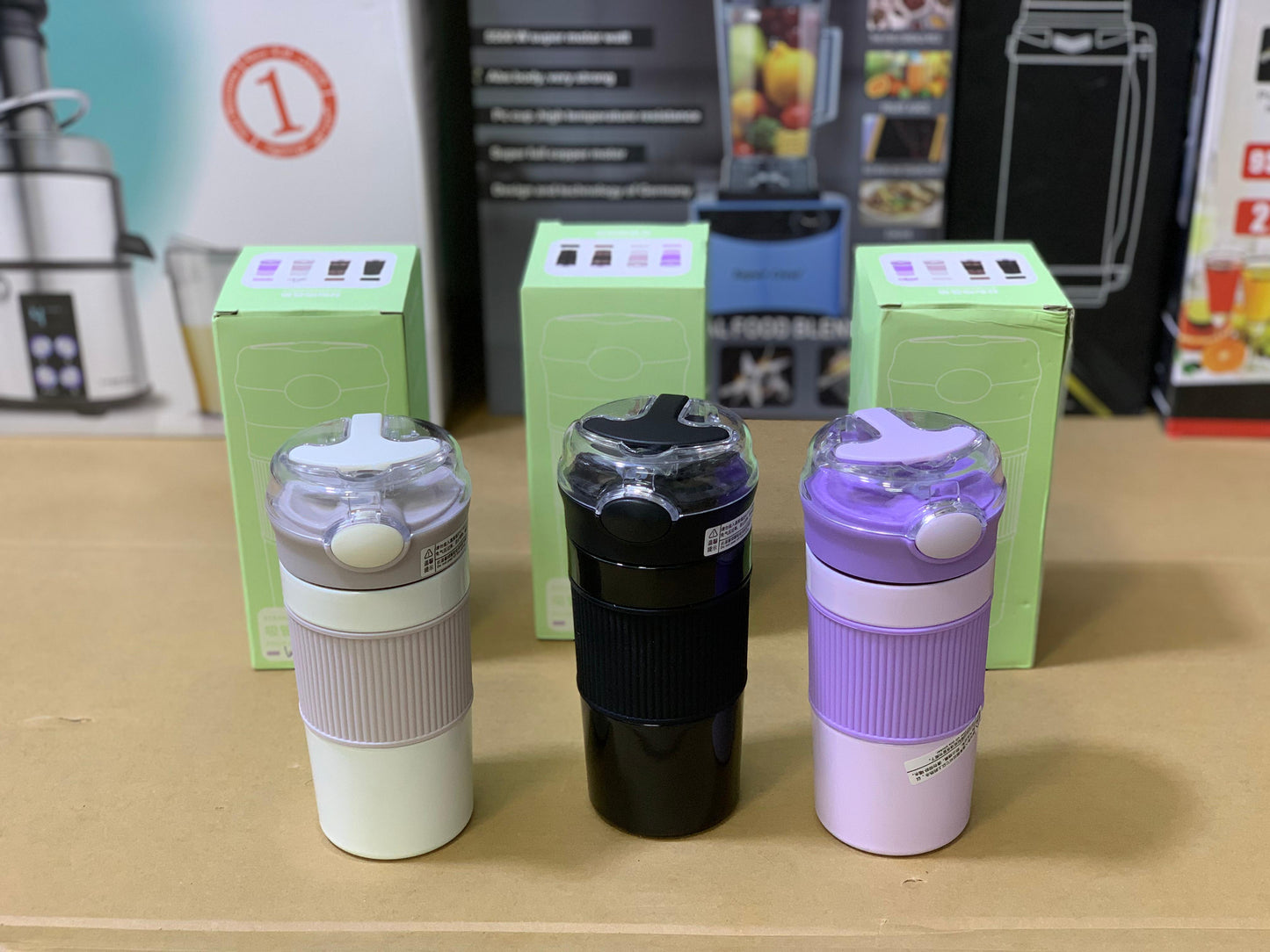 Straw Coffee Cup Stainless Steel SUS 304 400ml