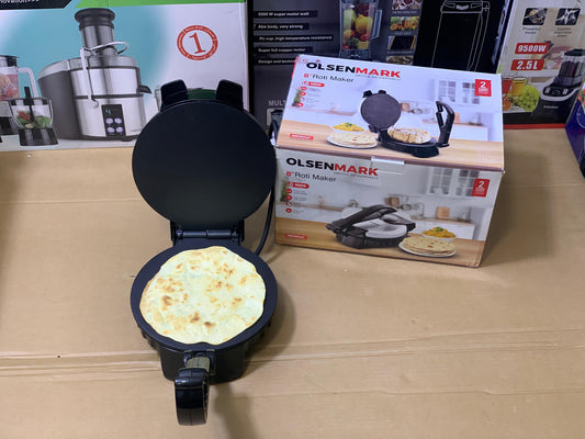 Olsen Roti Maker Non-Stick Coating Plates | |900W