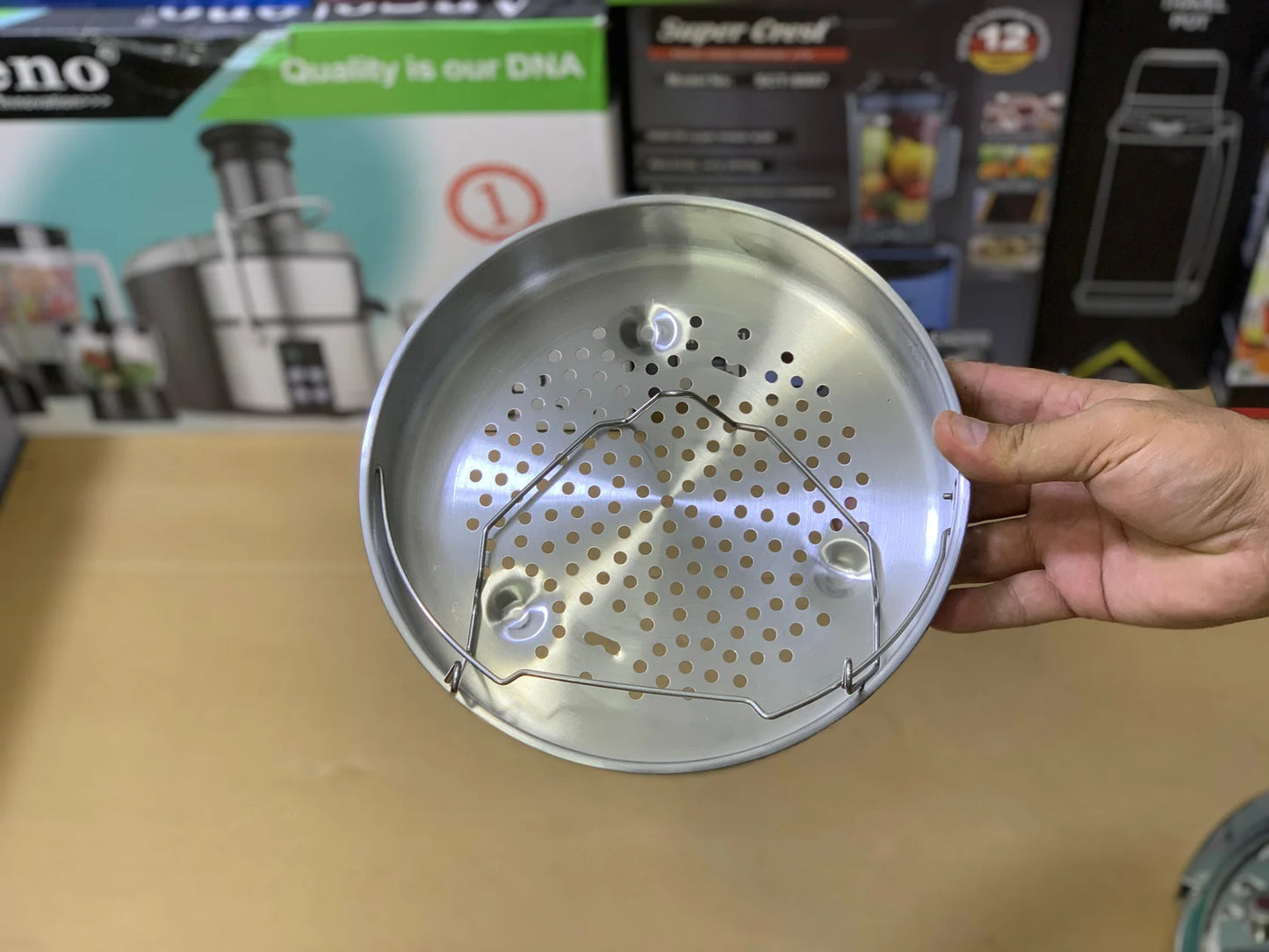 Happy Unique Pressure Cooker 2 in 1 9L Stainless Steel