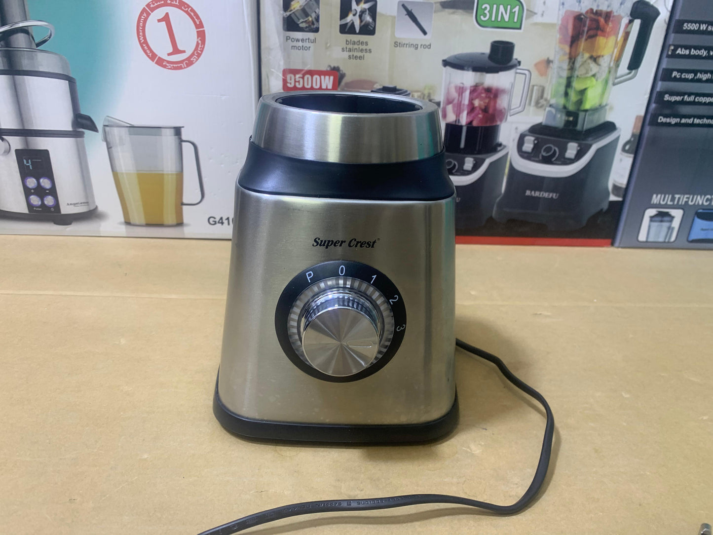 Super Crest 3 in 1 Juicer 'Blender and Chopper