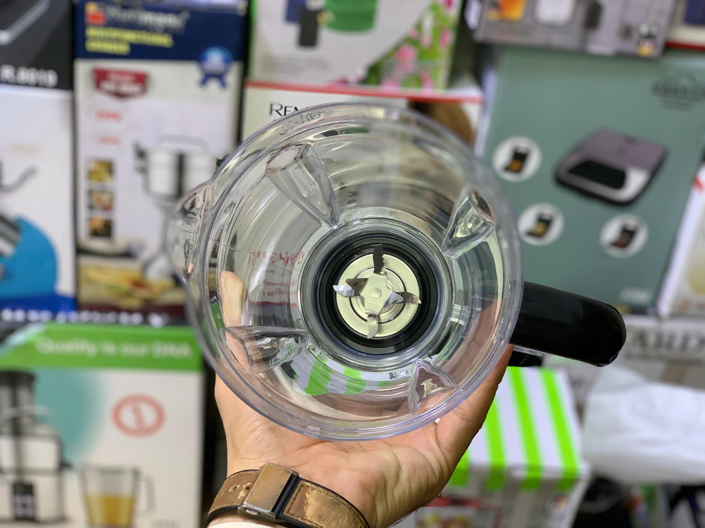 Kolax 4 in 1 Food Processor 1200w Stainless Steel Blades