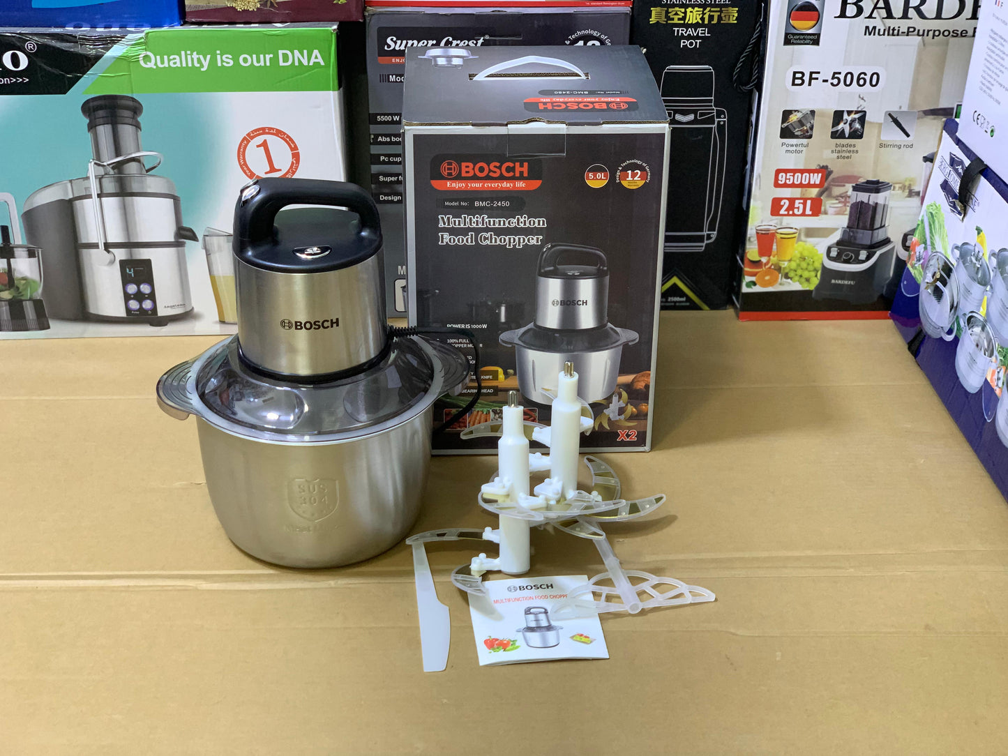 Bosch Brand's Meat chopper 1000w 5L with double blades