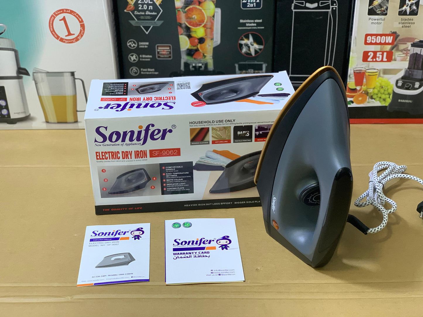Sonifer  Electric Dry Iron | |1200W | SF-9062