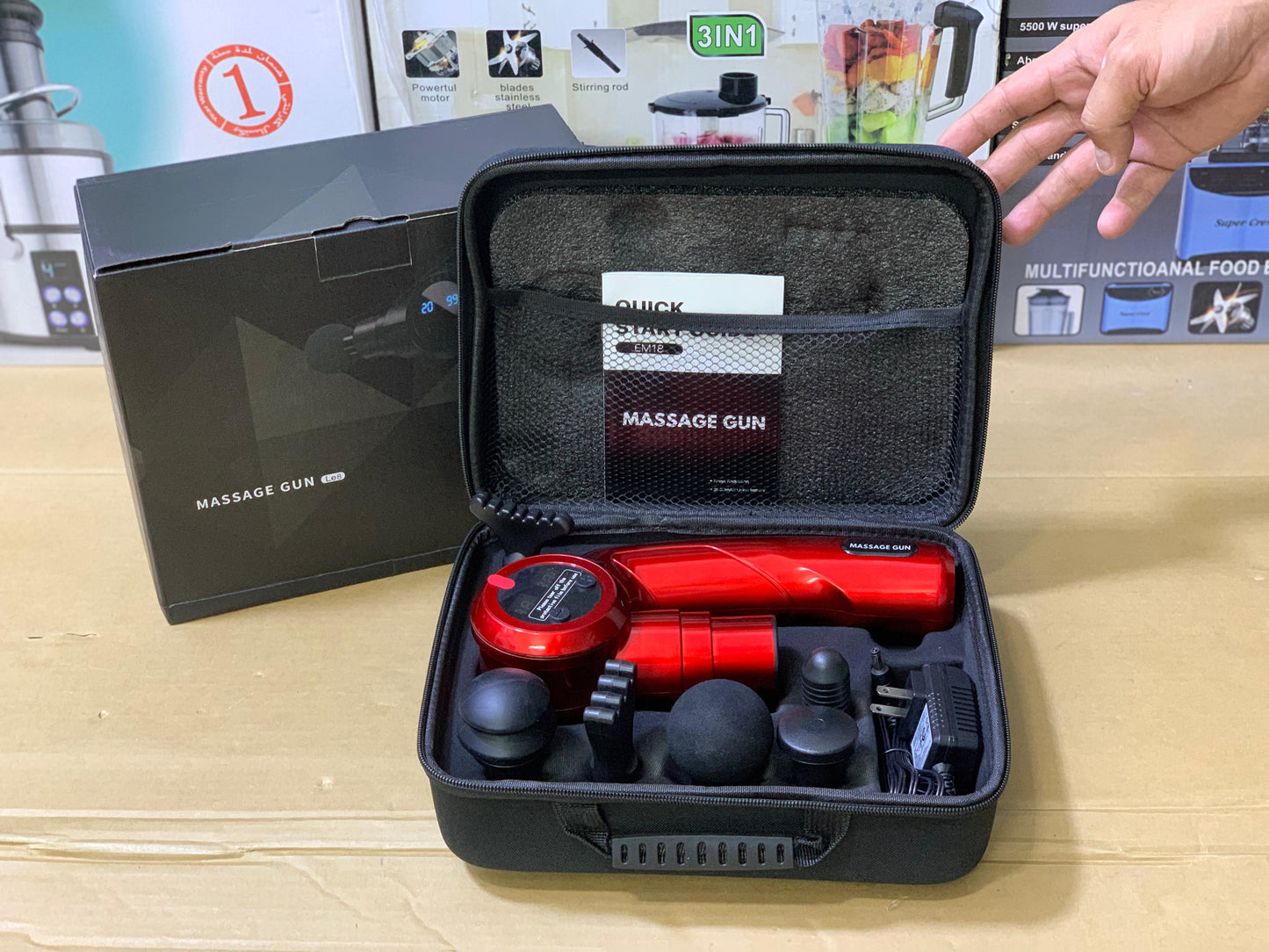 Elite Folding Massager with Multiple Heads