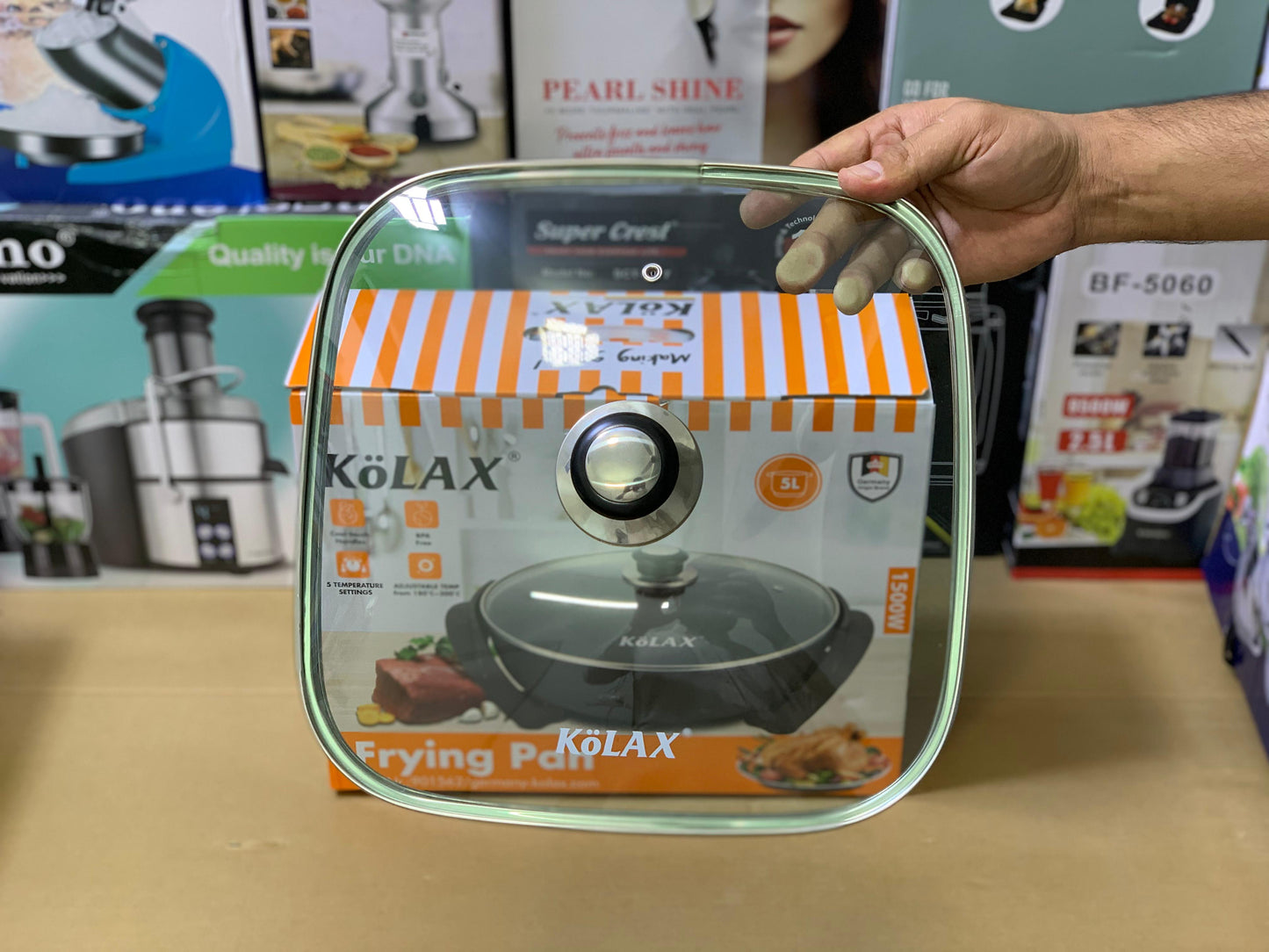 Kolax Brand Electric Frying Pan 5L and 1500w Non Stick