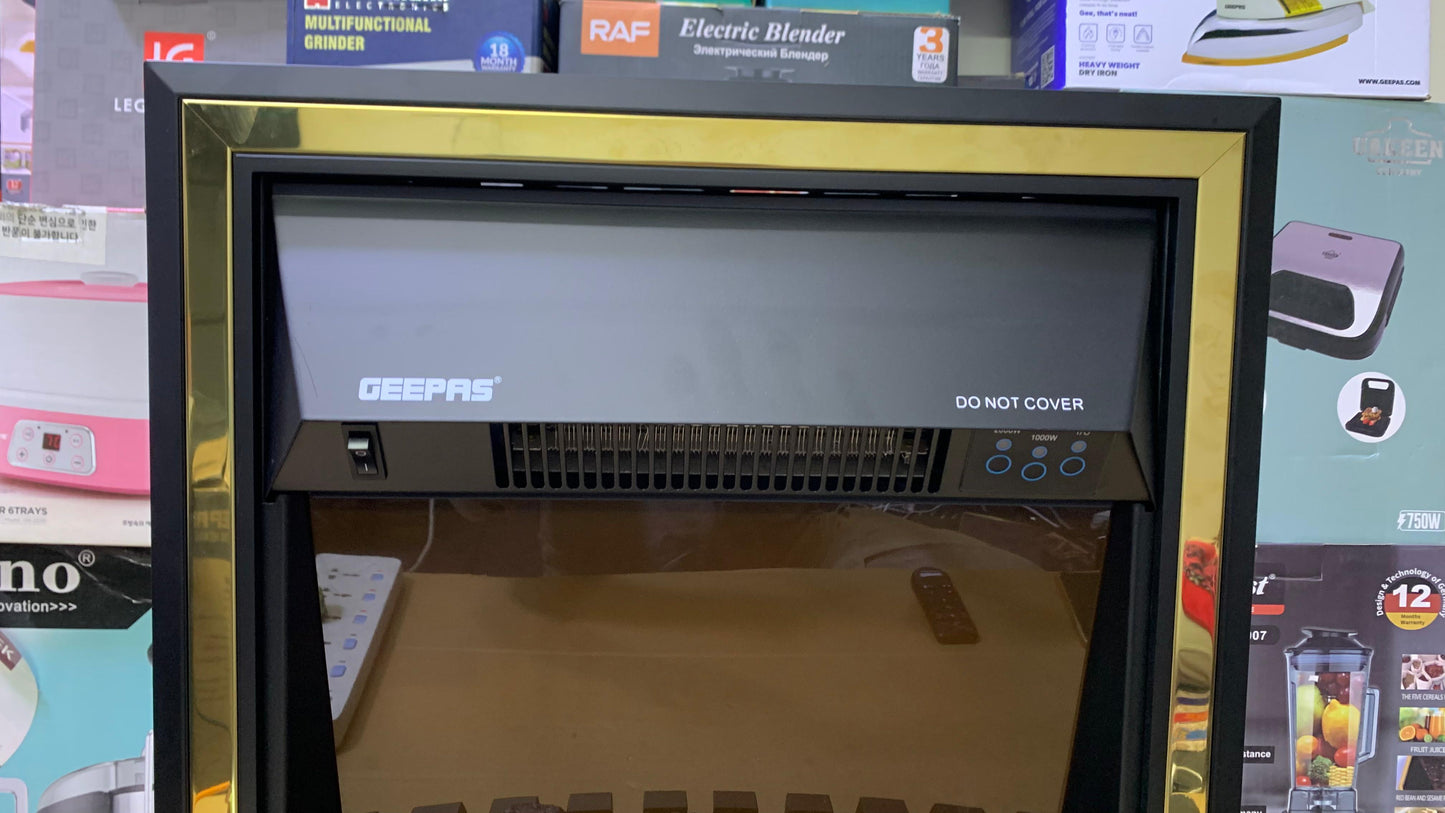 Geepas brand 3D Artificial flame electric Heater 2000 watt high quality