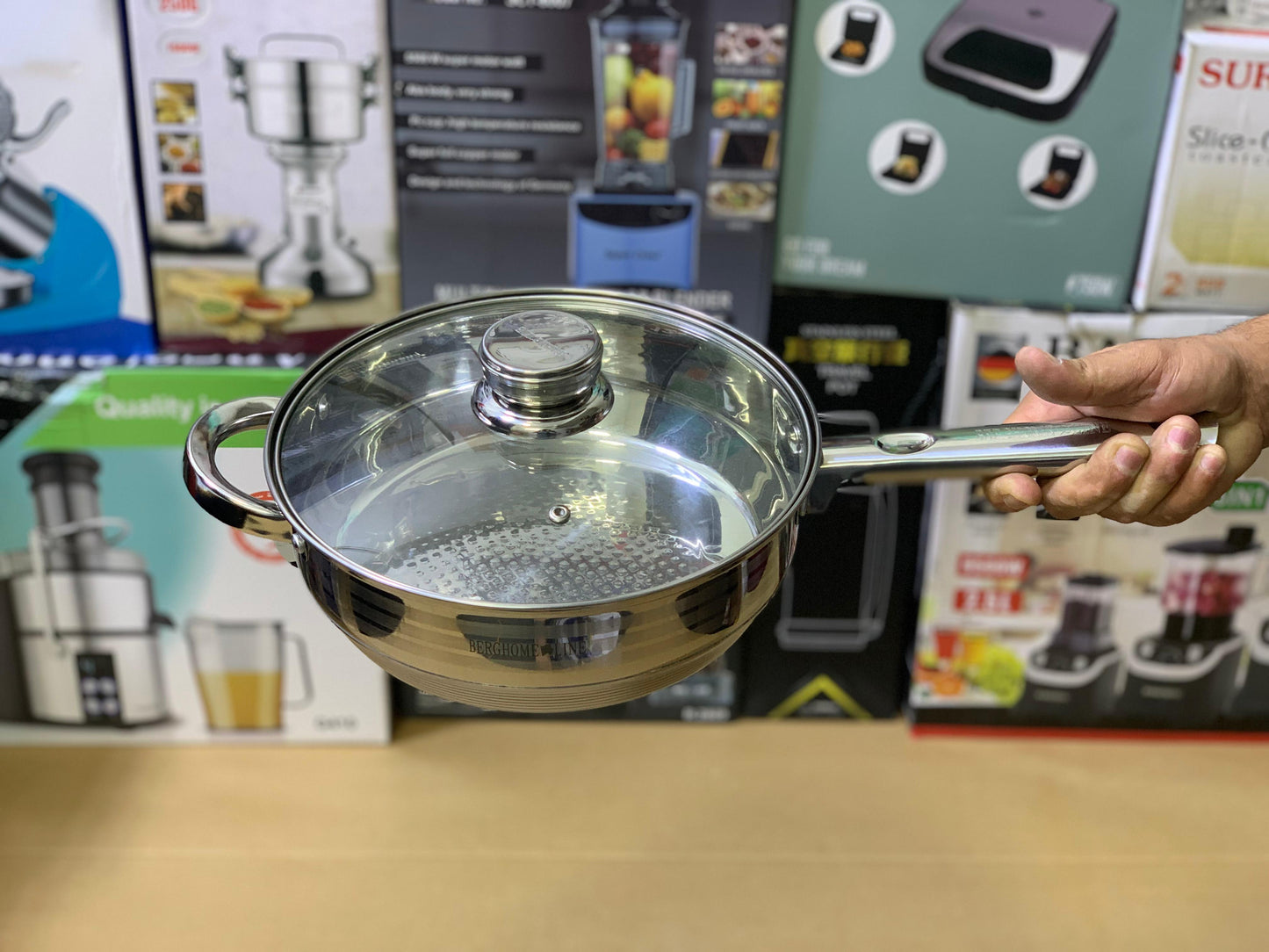 Berghome Line 16 Pcs Cookware Set Stainless steel