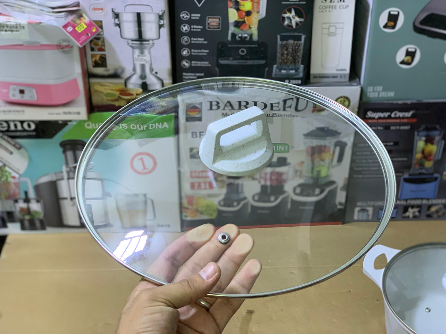 HK brand 12 pieces granite coating pure nonstick cookware set