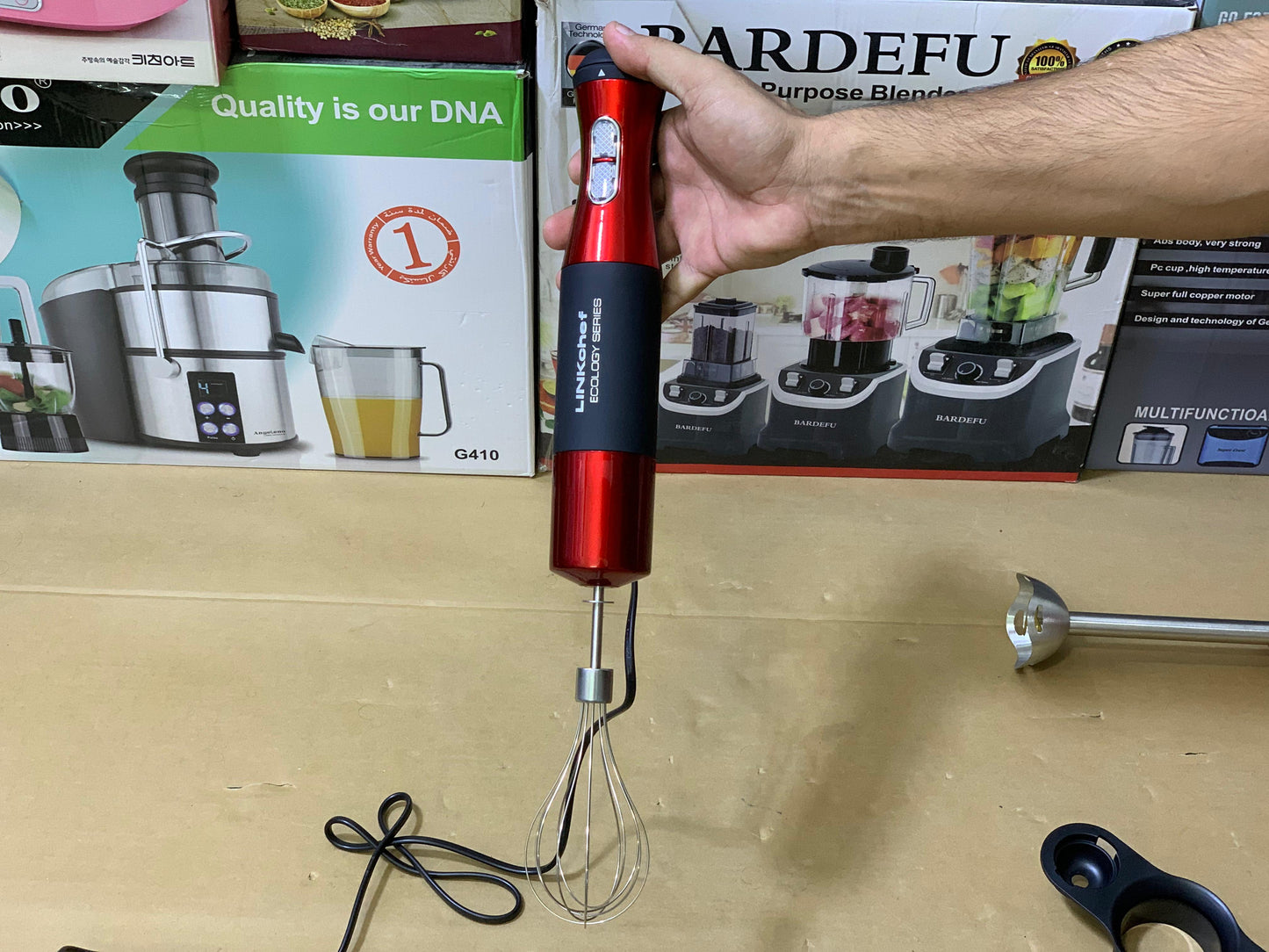 Linkchief 5 in 1 Hand Blender Set Stainless Steel