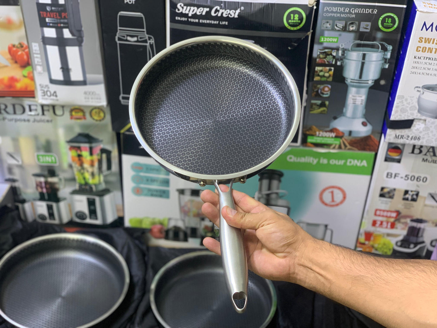 Laser Coated Fry Pan | Sus 316  Steel Graded