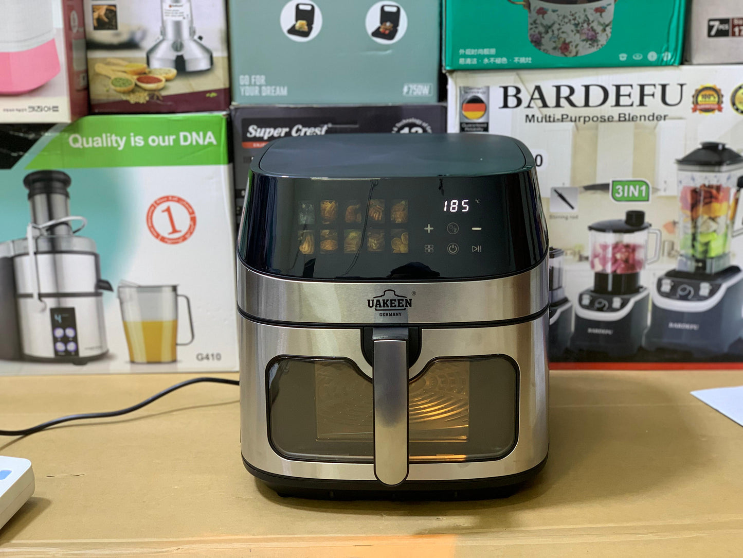 Uakeen Germany Digital Air Fryer 10L and 1800W | ZL-1706