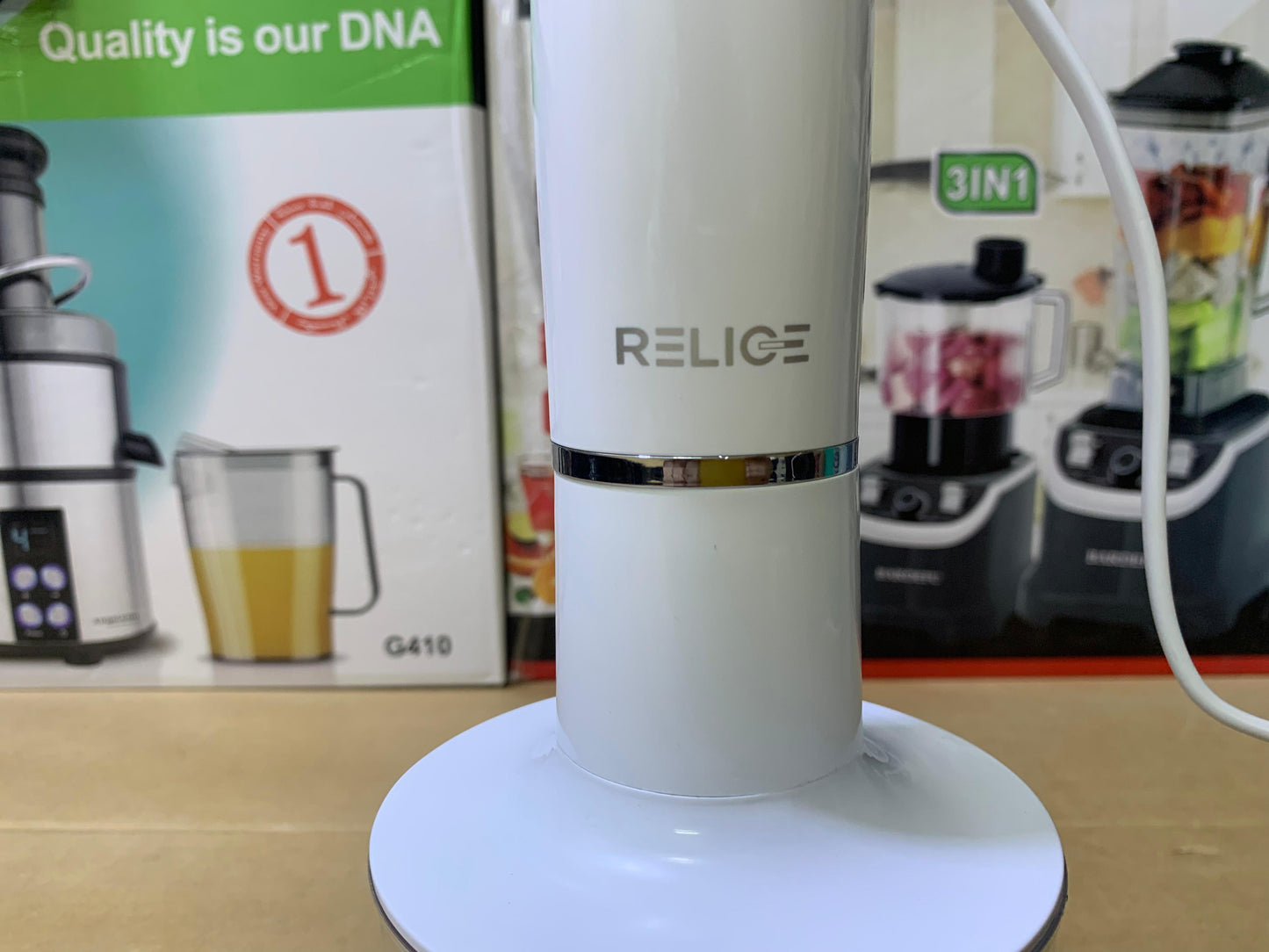 Relice Hand Blender Set Stainless Steel 900w Model RL-257