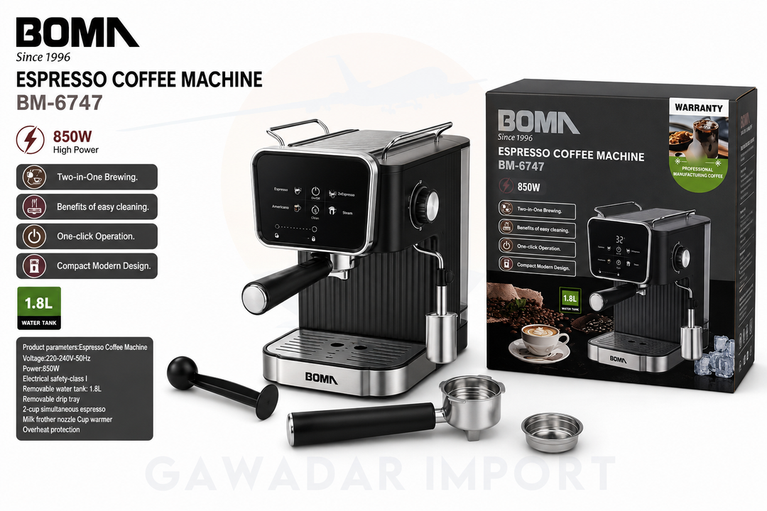 Boma Digital Espresso Coffee Machine BM-6747