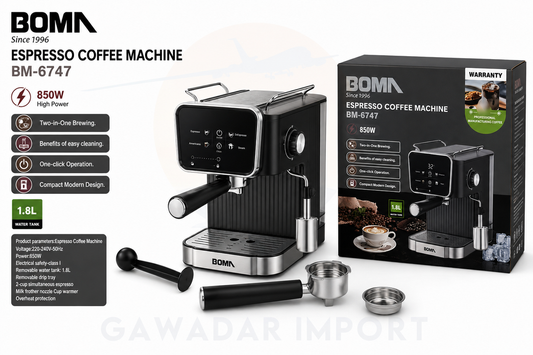 Boma Digital Espresso Coffee Machine BM-6747