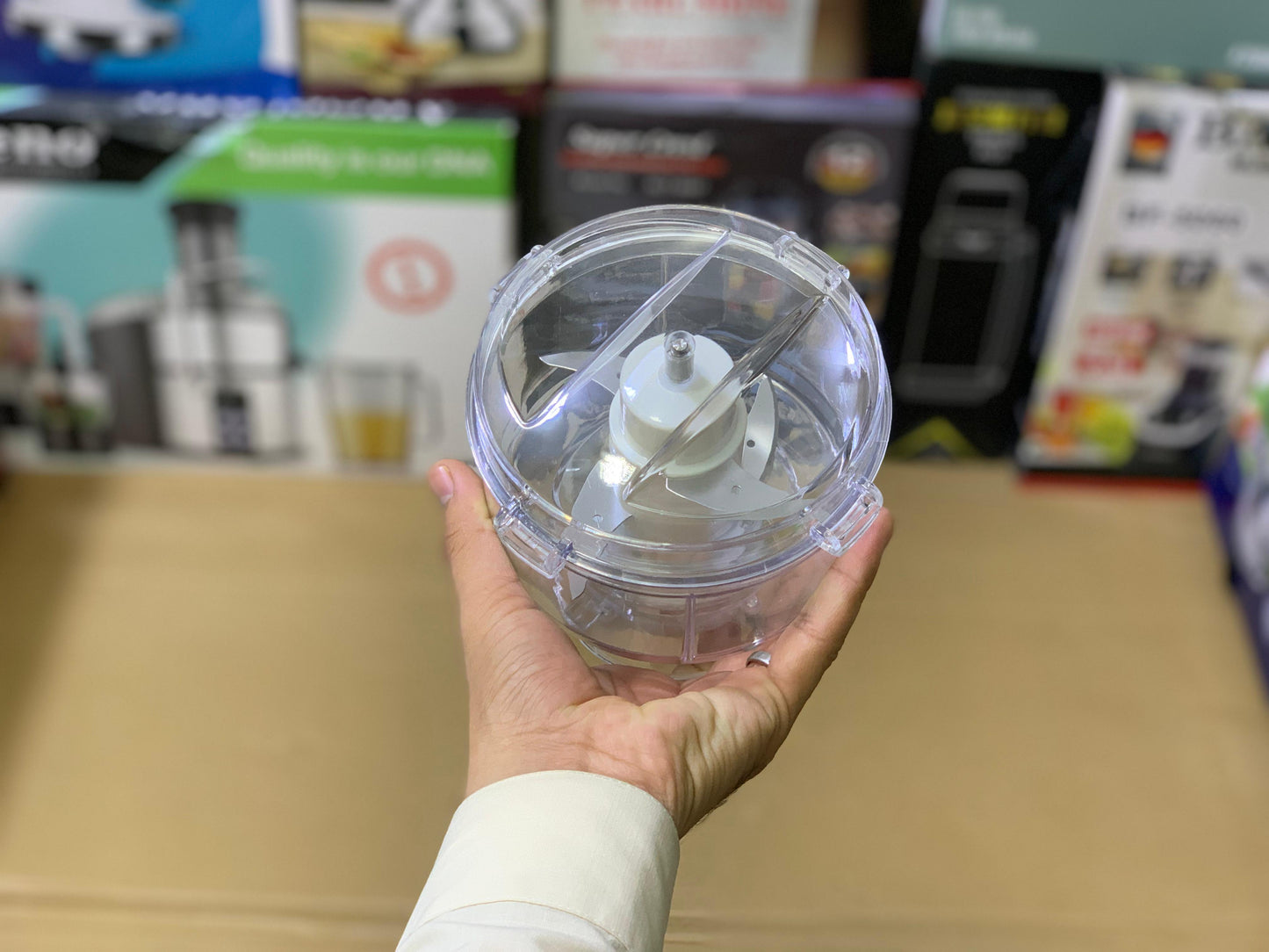 Kolax 4 in 1 Food Processor 1200w Stainless Steel Blades