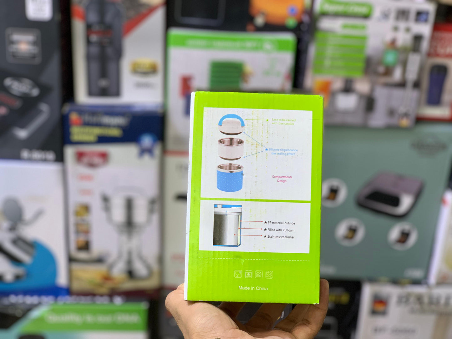 Two Layers Lunch Box Multilayer Insulation