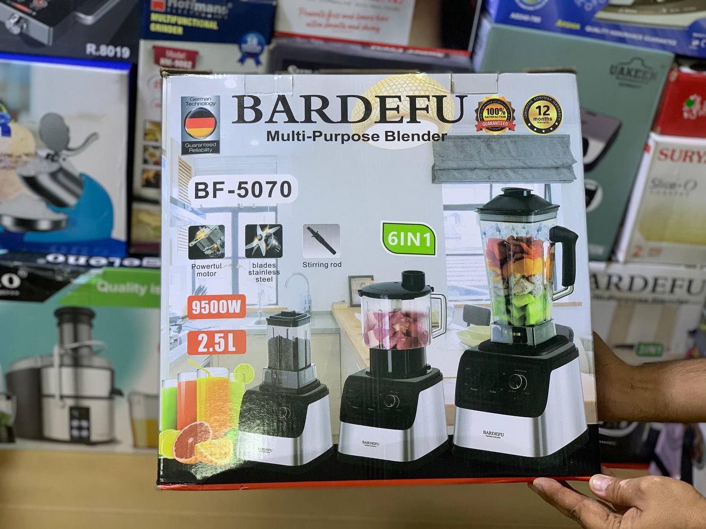 Bardefu Multi- Purpose Juicer 6 in 1 | BF-5040