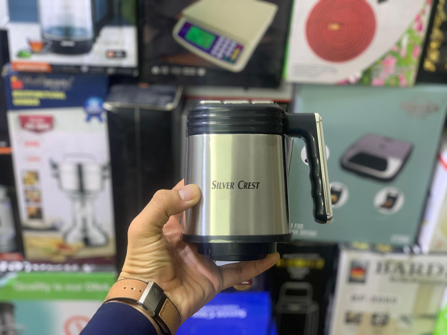 Silver crest 8 in 1 Food Chopper, Lasi Maker and Manual Chopper Full Copper Motor