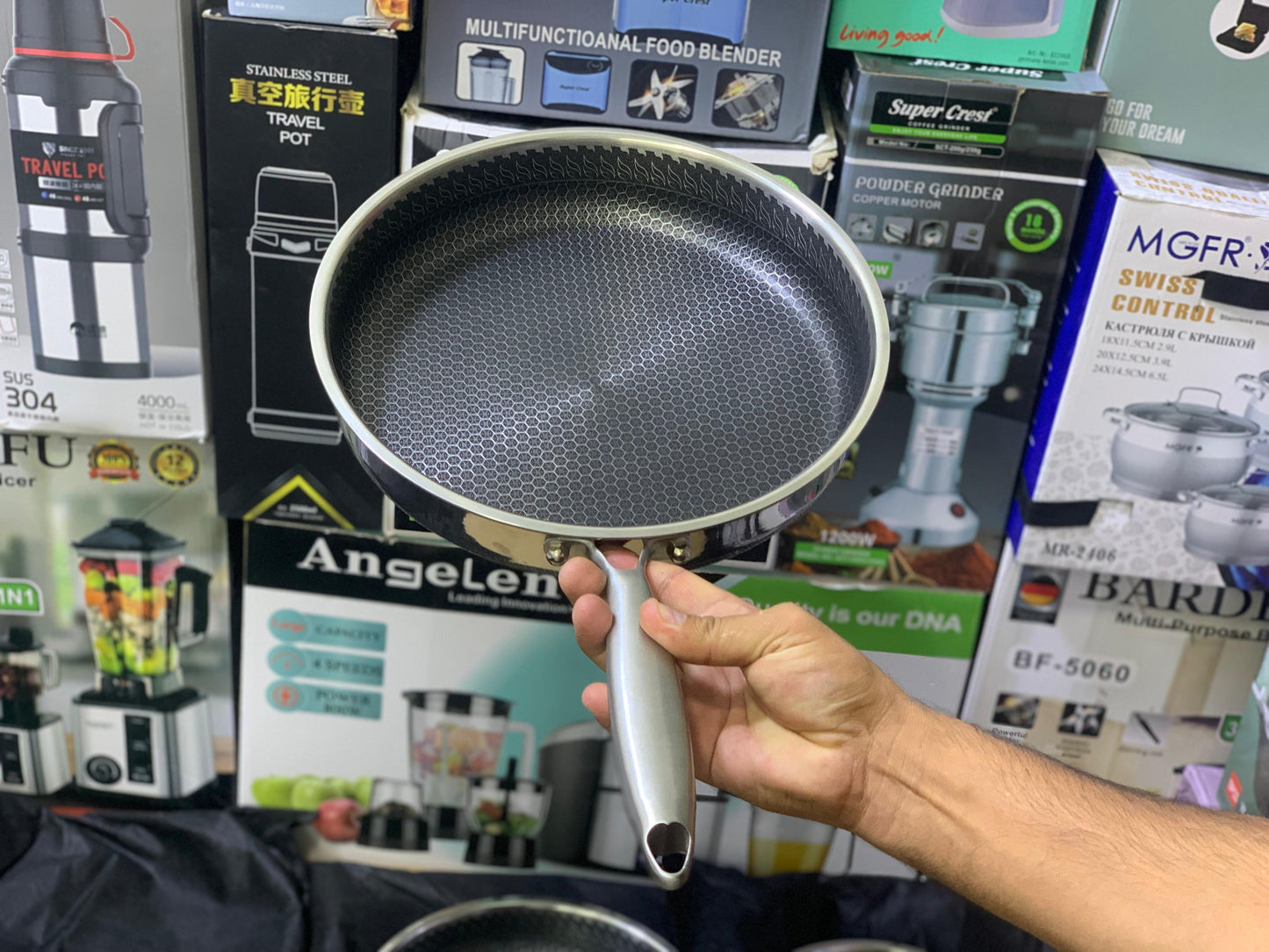 Laser Coated Fry Pan | Sus 316  Steel Graded