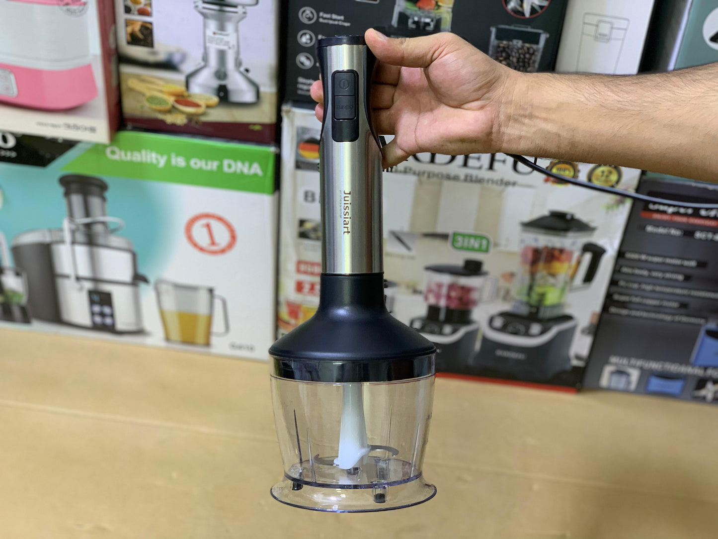 Hand Blender Set 4 in 1 Stainless Steel