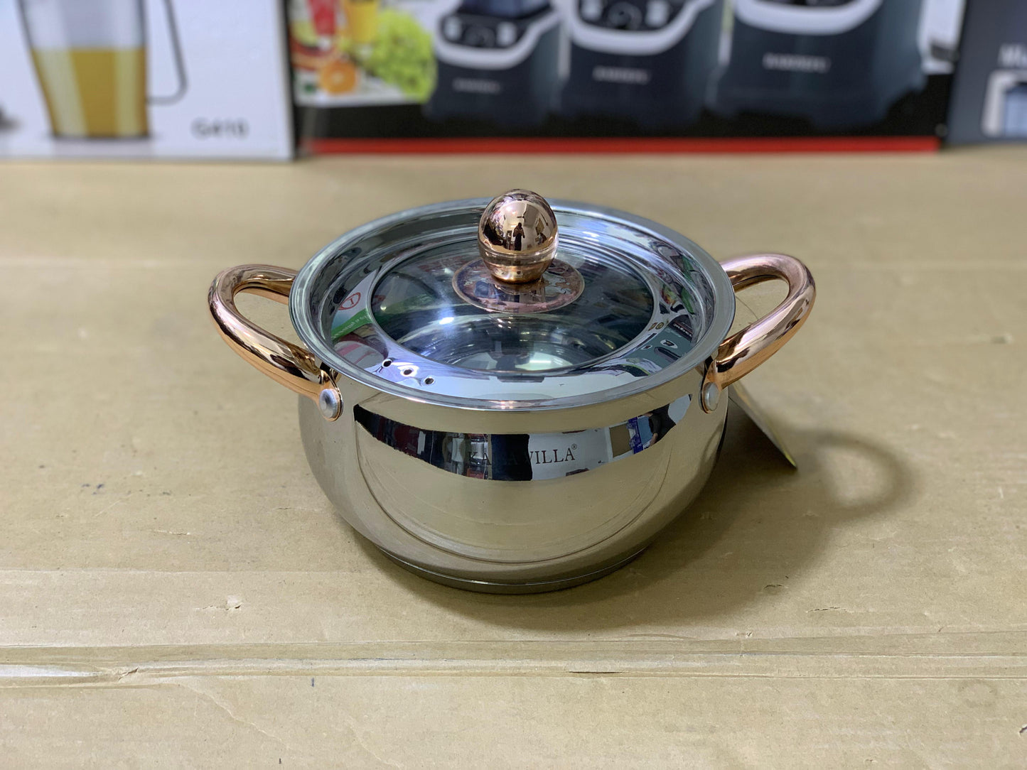 Kaisa Villa 12 Pieces Cookware set Stainless Steel