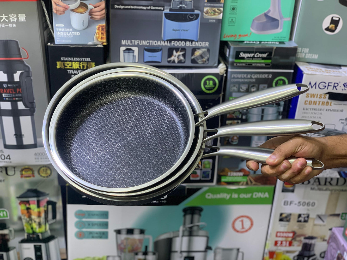 Laser Coated Fry Pan | Sus 316  Steel Graded