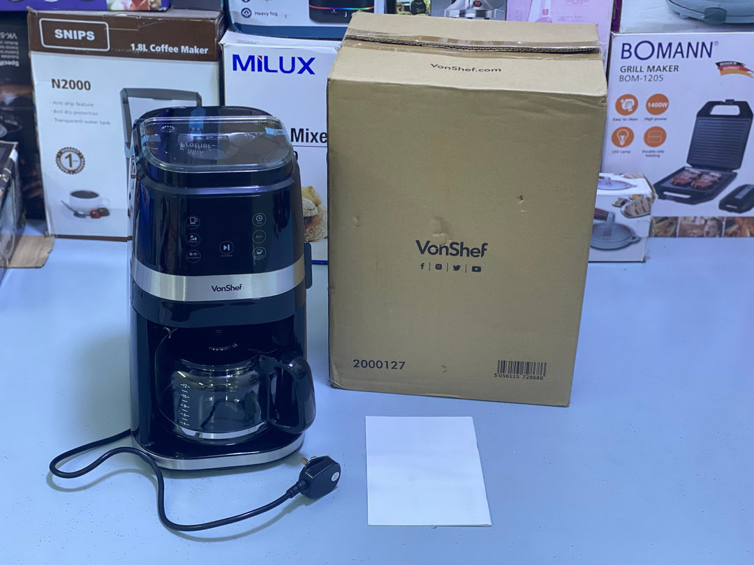 VonShef Bean to Coffee Machine 1.5L