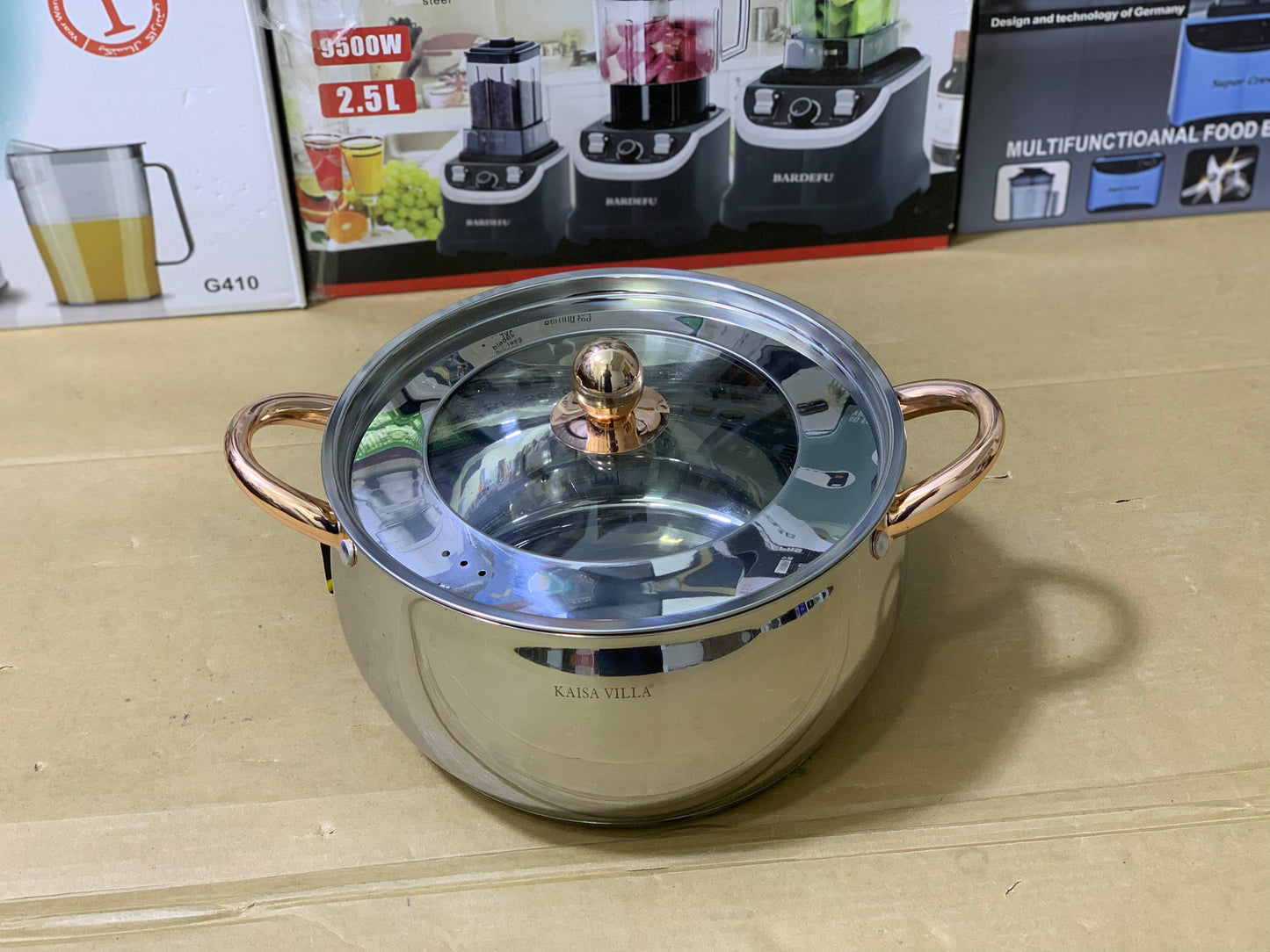 Kaisa Villa 12 Pieces Cookware set Stainless Steel