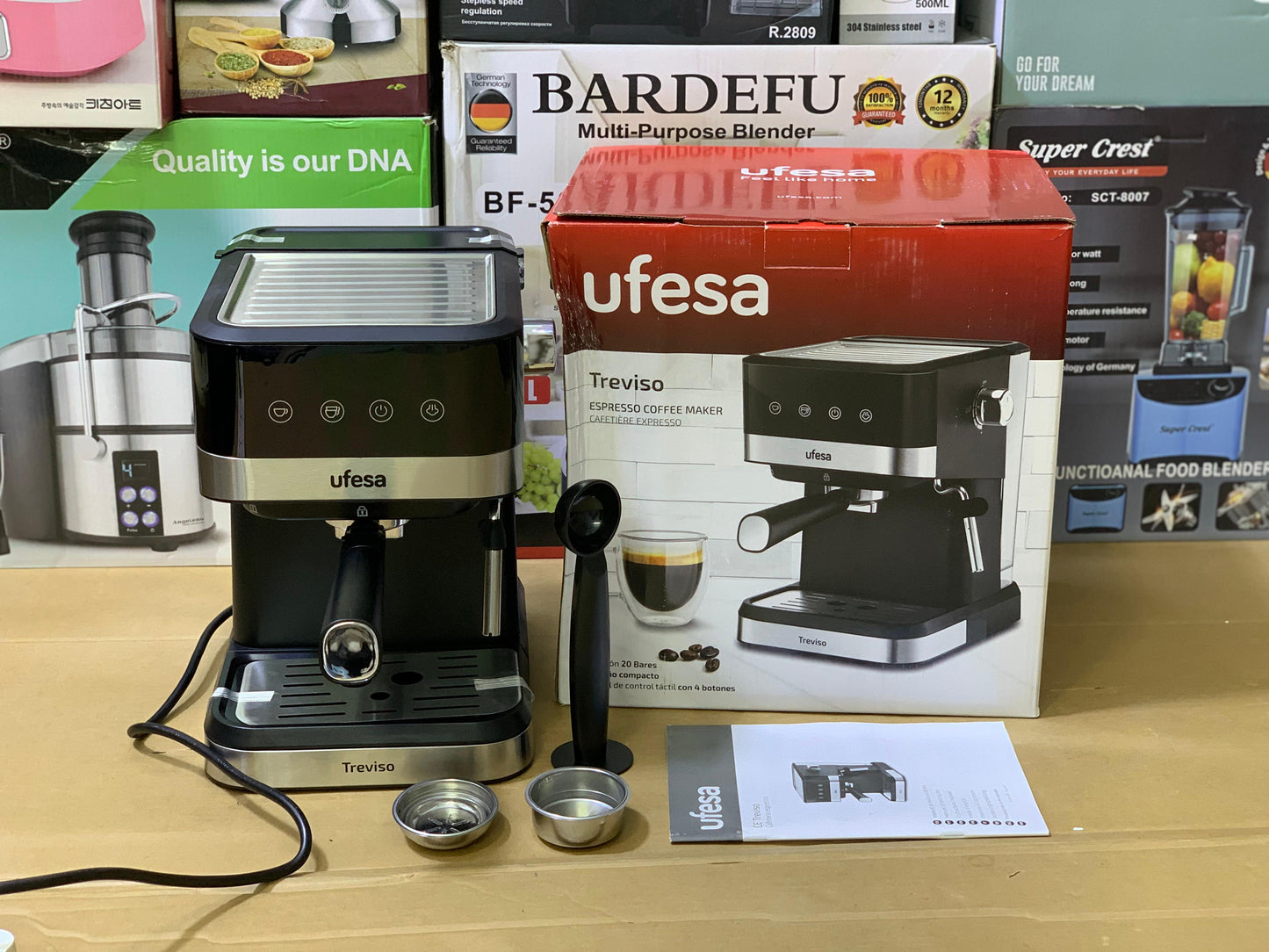 Ufesa Espresso Coffee Maker 20 Bar