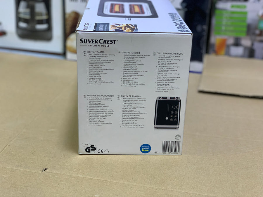 Silver Crest Digital Toaster