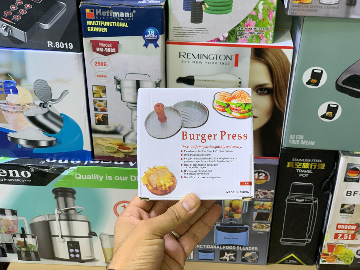 Burger Presser Press Uniform Patties Quickly and Easy Model 508
