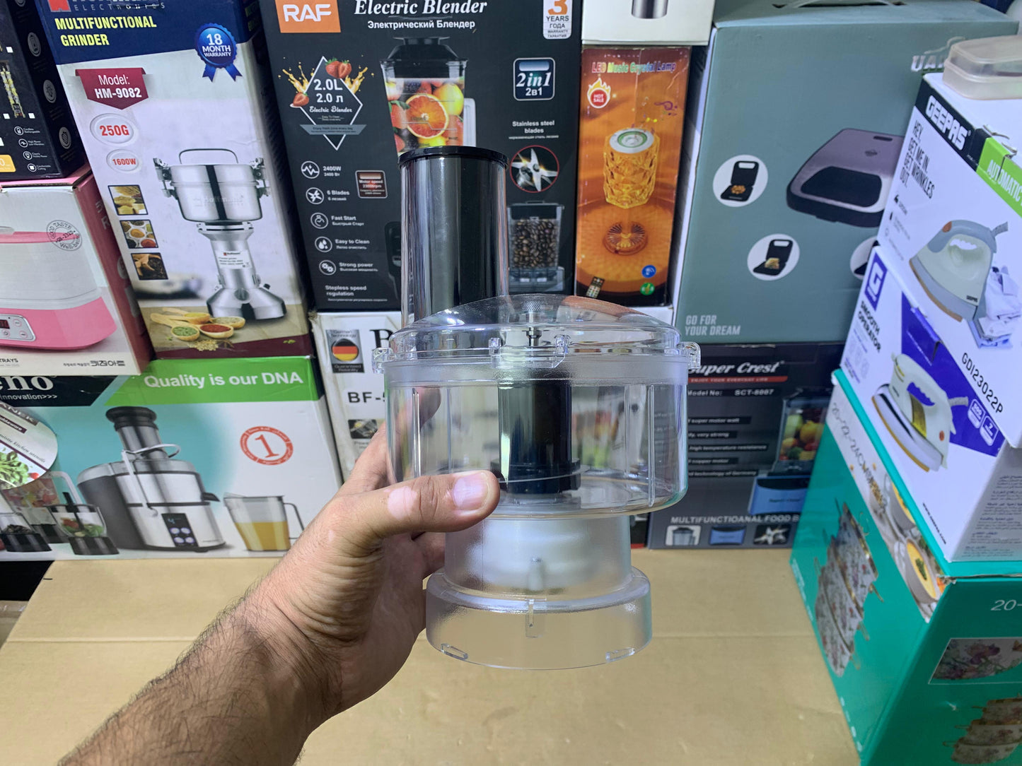 Hoffmans Electronics 5 in 1 Multifunctional Food Processor Full copper 1.5L and 1200w