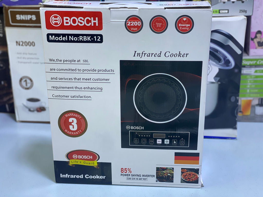 Bosch Electric Infrared Cooker - 2200w Cooking Stove