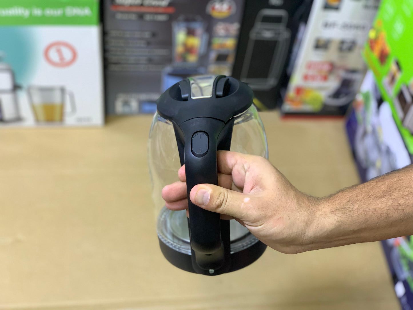 Geepas Electric Glass Kettle 1.8L and 1500 Watt | Automatic cut off | Model: K9901B