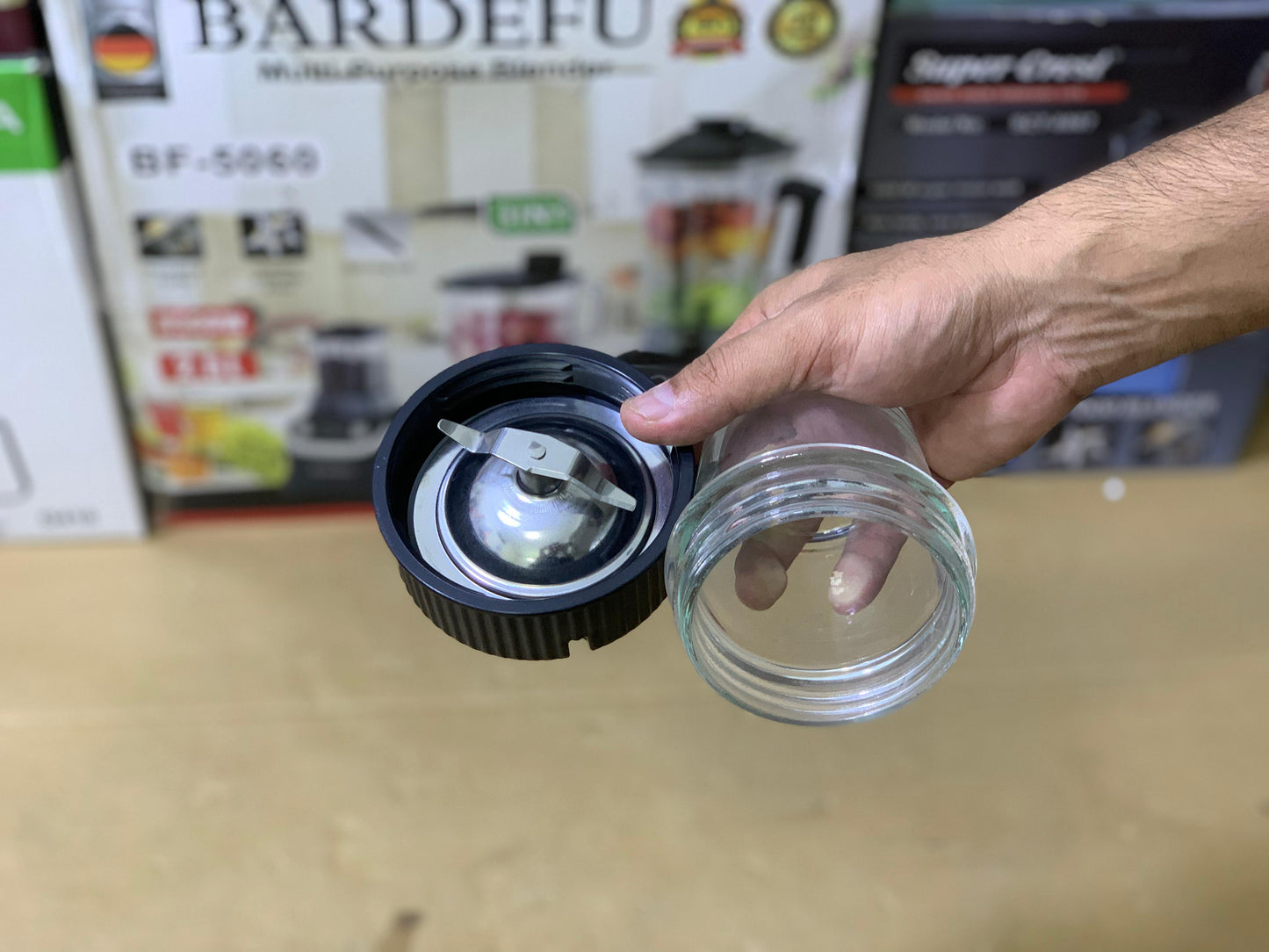 Cronier Multifunctional 2 in 1 Blender Juicer and Grinder